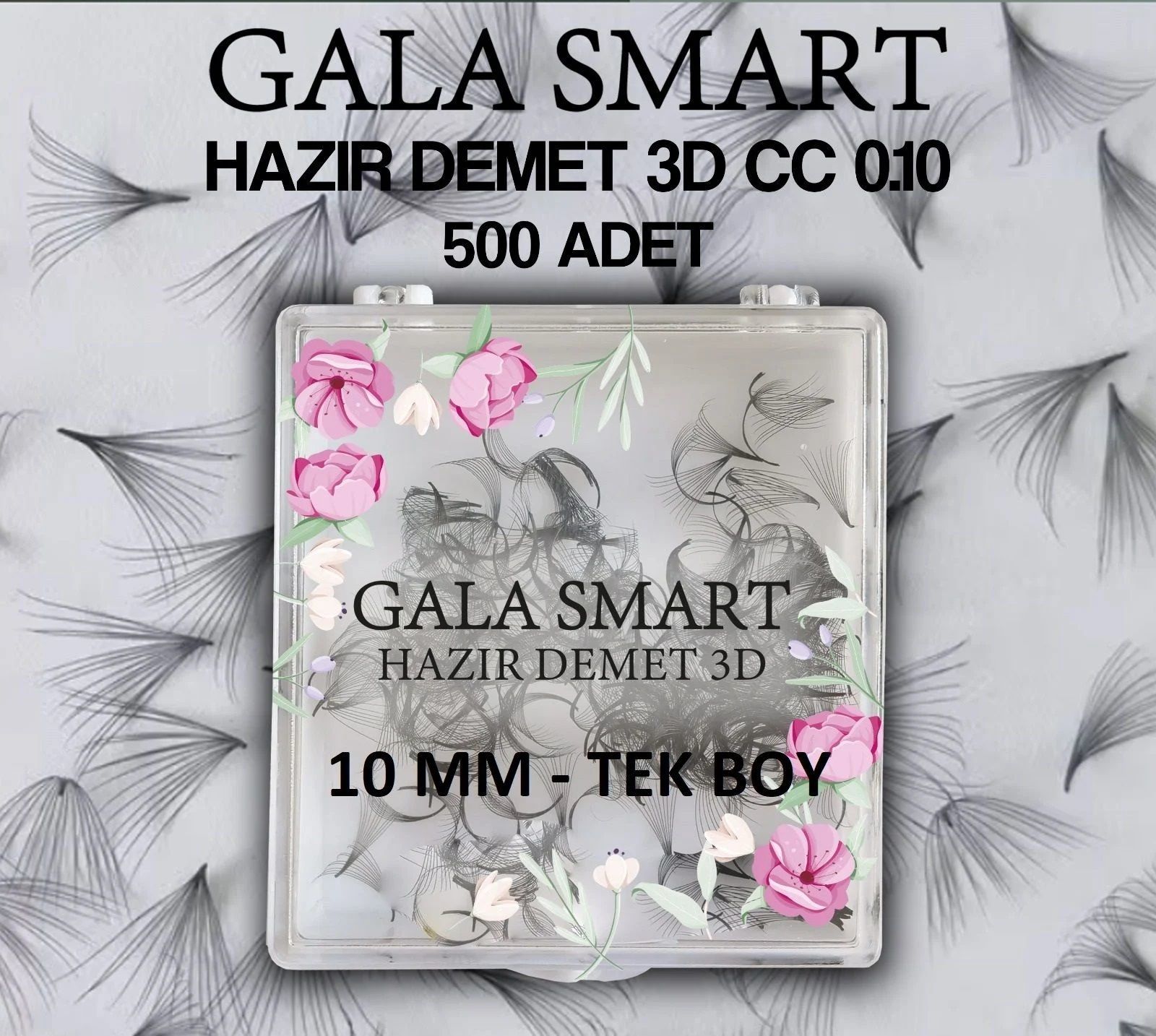 HAZIR DEMET - 3D CC KIVRIM 0,10 KALINLIK - 11 MM TEK BOY (500 LÜ KUTU)