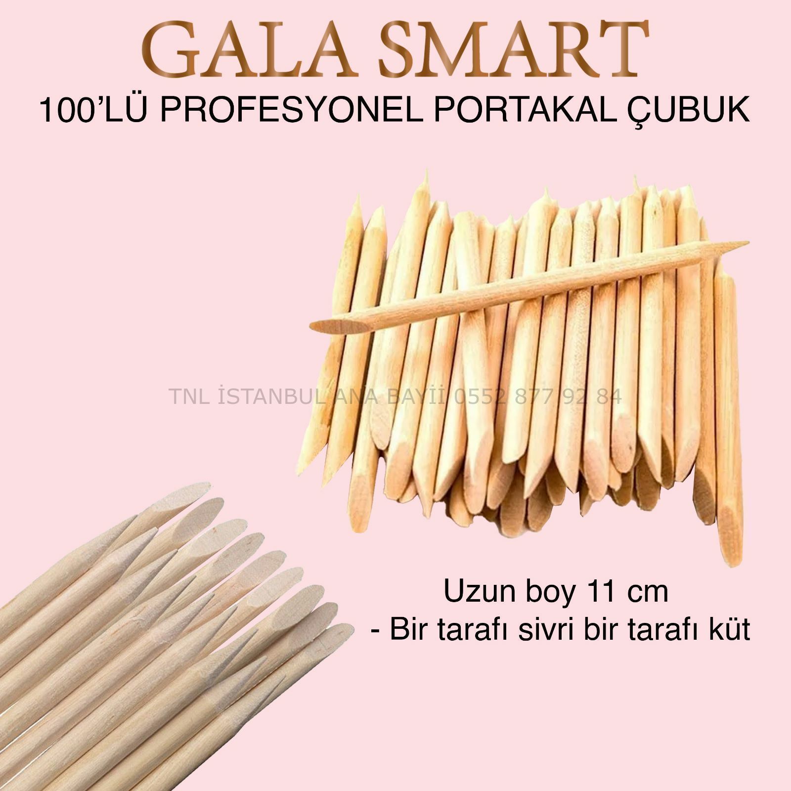 AHŞAP PORTAKAL ÇUBUK EKO PAKET 100 LÜ X 50 PAKET
