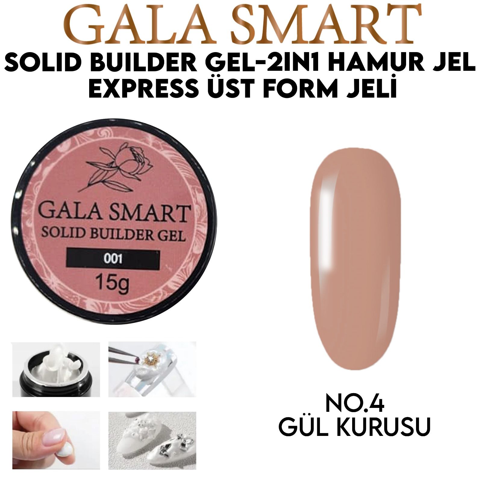 SOLİD BUİLDER HAMUR JEL 15 GR - NO:4