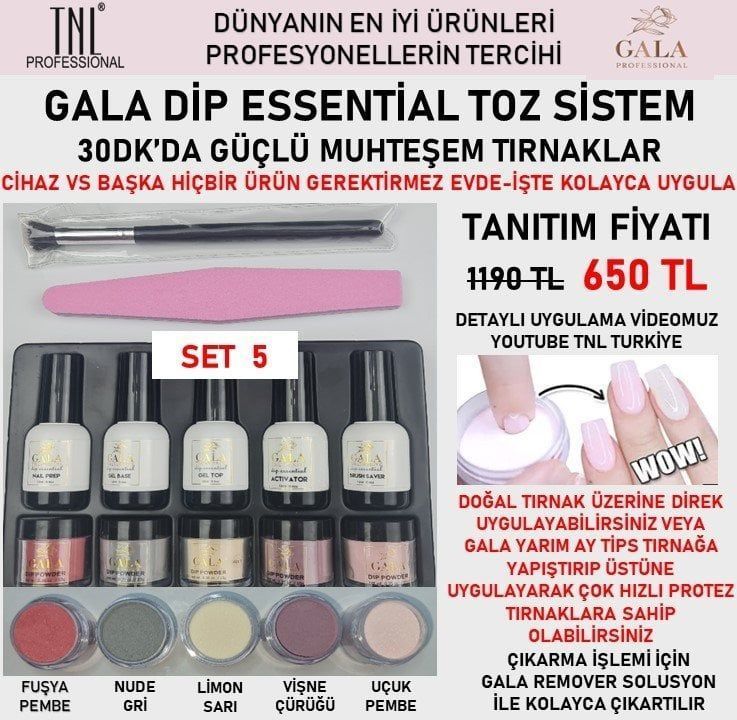 GALA DİP ESSENTİAN SİSTEM CİHAZSIZ 30 DK. SET:5