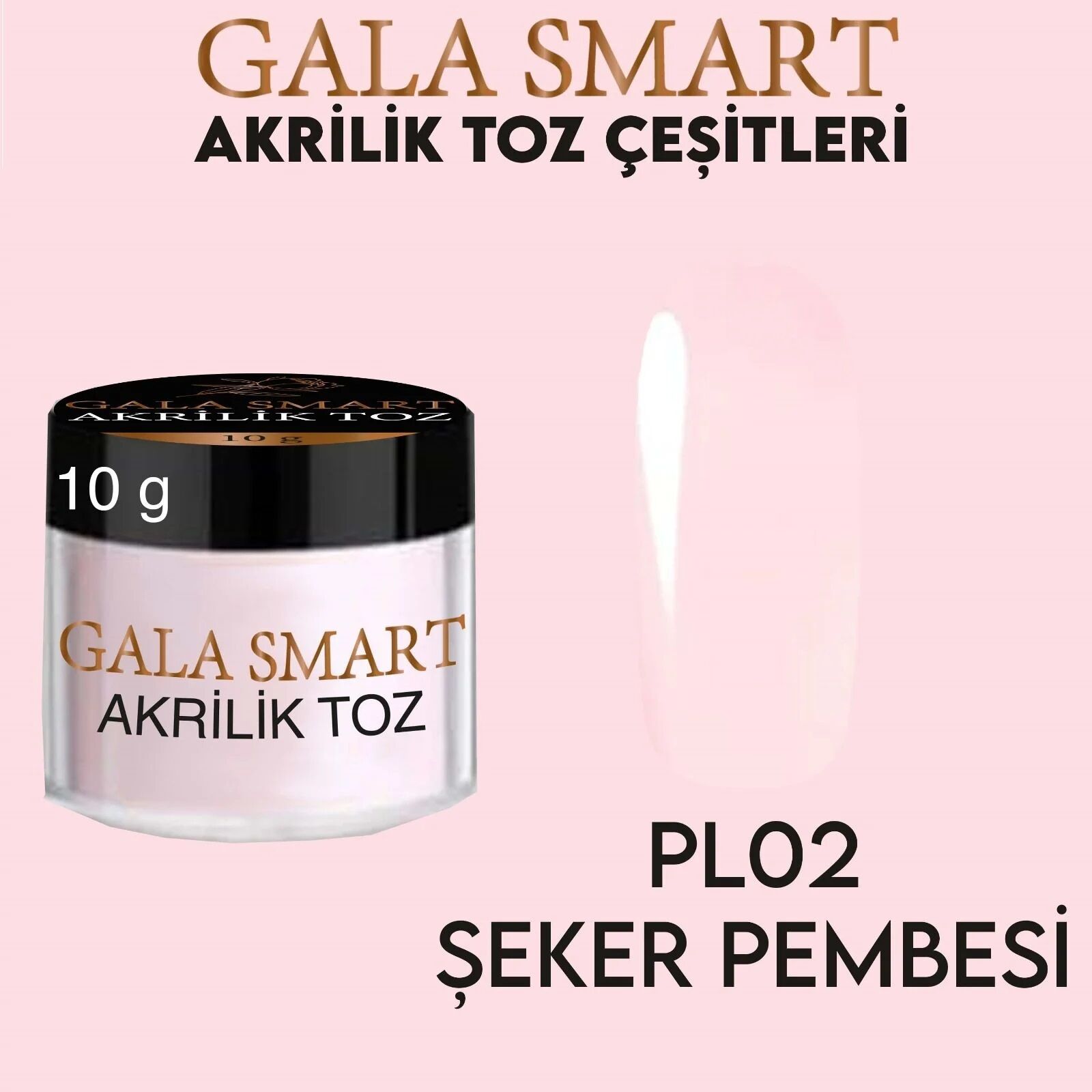 AKRİLİK TOZ 10 G - ŞEKER PEMBE