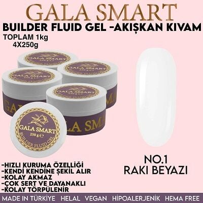 BUİLDER FLUİD GEL - EKO PAKET 1000 G