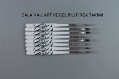 GALA 8 Lİ LÜKS ZEBRA FIRÇA