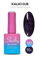 SHELBY 10 ML. A142 RENKLİ IŞILTILI KALICI OJE