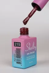 SHELBY 10 ML. A215 IŞILTILI RENKLİ KALICI OJE