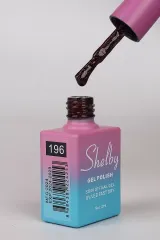 SHELBY 10 ML. A196 IŞILTILI KIRMIZI KALICI OJE