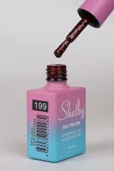 SHELBY 10 ML. A199 IŞILTILI KIRMIZI KALICI OJE