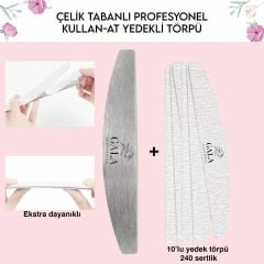 KIVRIMLI ÇELİK TABAN + 10 LU YEDEK (240 SERTLİK)