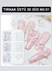 TIRNAK ÜSTÜ 3D ÇARM SÜS NO:1