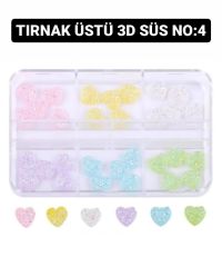 TIRNAK ÜSTÜ 3D ÇARM SÜS NO:4